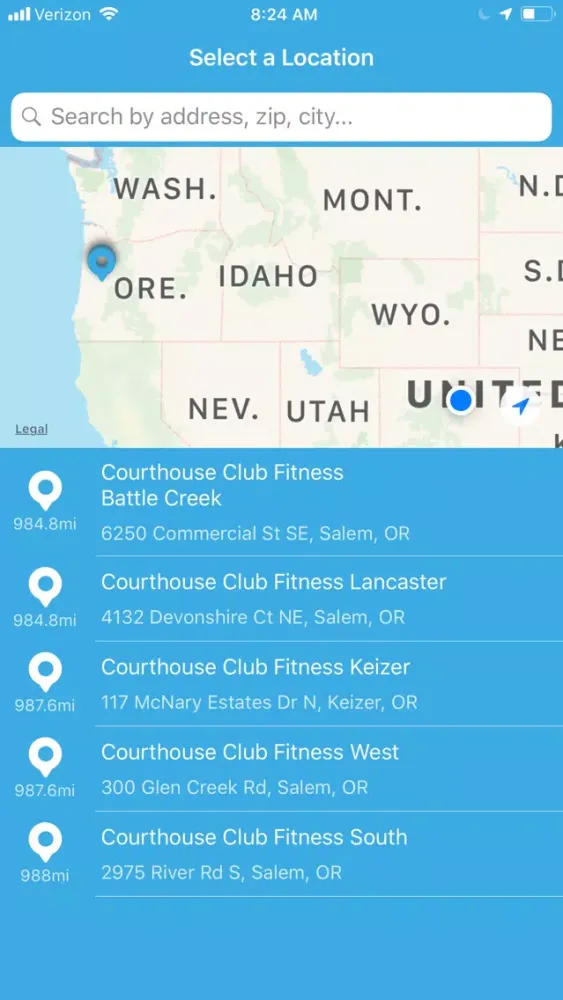 ภาพหน้าจอของ Courthouse Club Fit