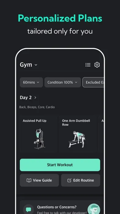 Скриншоты Planfit - Gym Fitness Planner