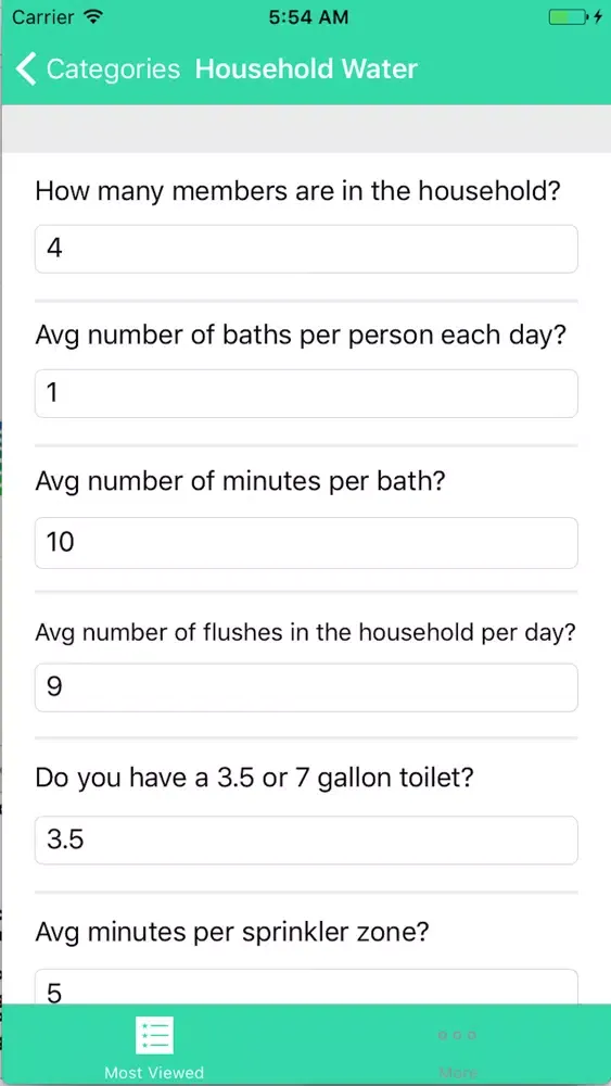 Screenshot di Eco Friendly Calculator