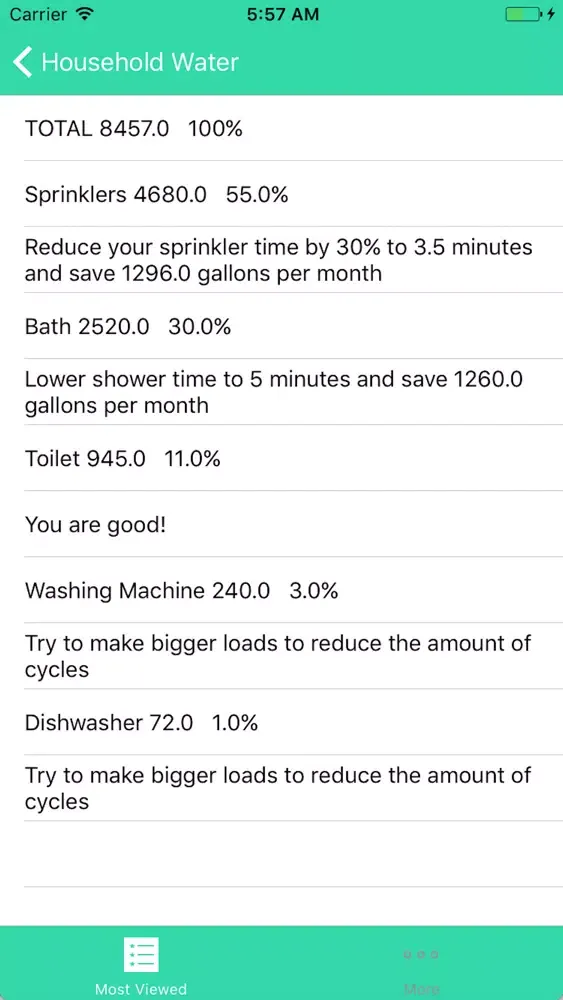 Screenshot di Eco Friendly Calculator