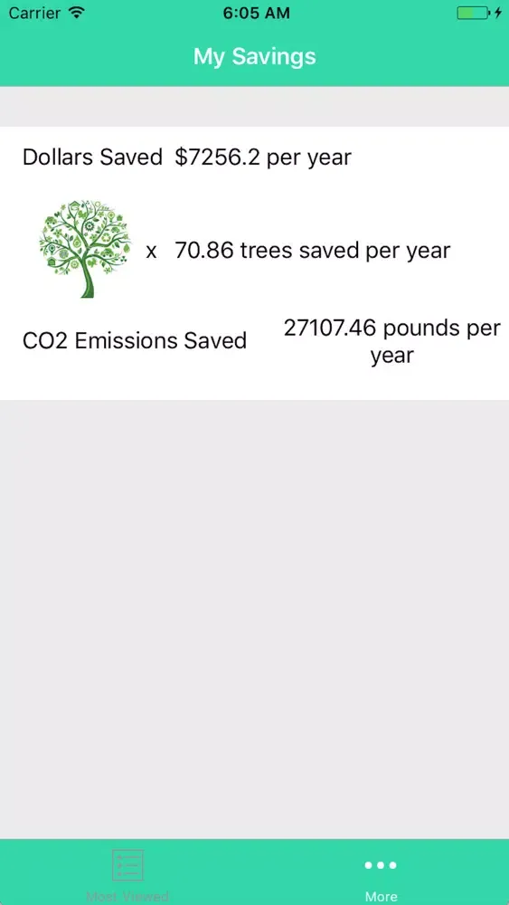 Screenshot di Eco Friendly Calculator