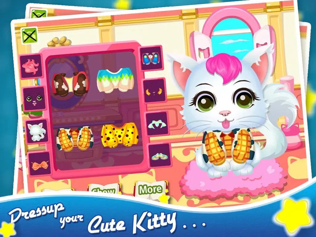 My Newborn Baby Kitty Salon iPad  Screenshots