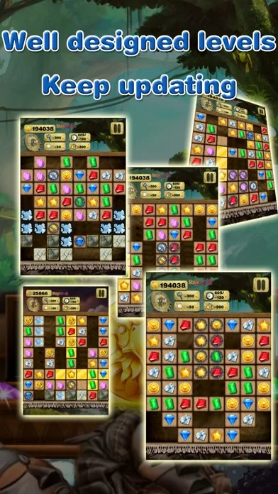 Capturas de tela do Gem Quest - Jewel Games Puzzle