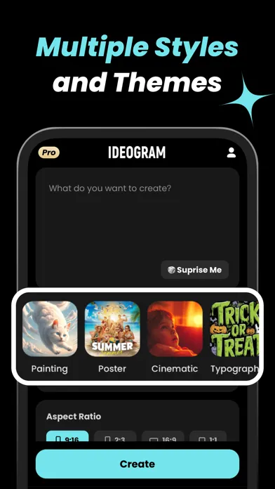 Ảnh chụp màn hình của Ideagram : AI Image Generator