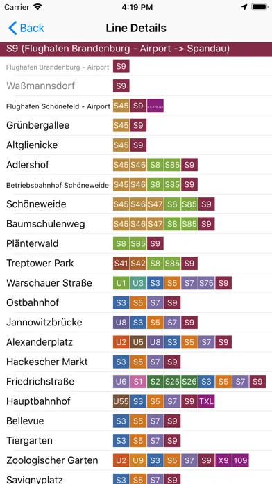 Berlin Subway Route Planner 스크린샷