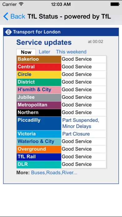 London Train Route Planner سکرین شاٹس