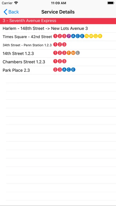 New York Subway Route Planner Screenshots