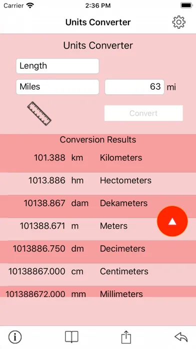 My Units Converter Screenshots