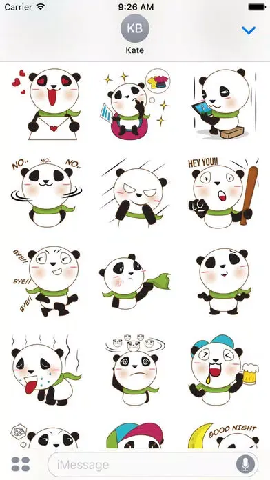 BaoBei the cute and energetic panda سکرین شاٹس