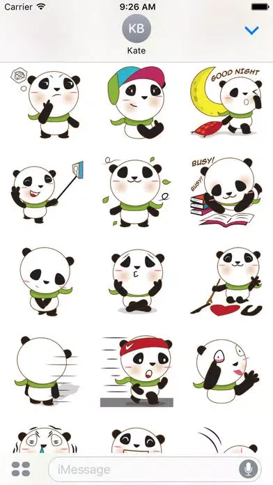 BaoBei the cute and energetic panda سکرین شاٹس