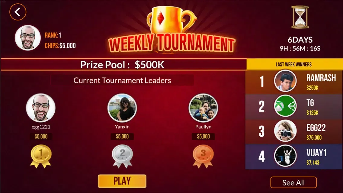 Miiny Poker Texas Holdem スクリーンショット