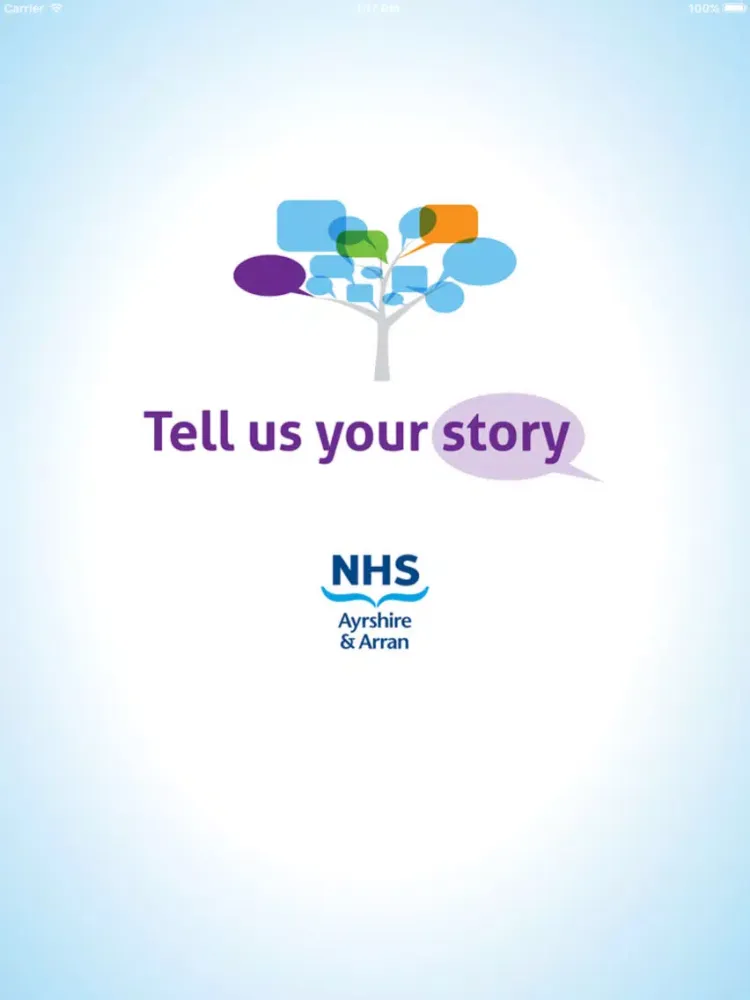Capturas de pantalla de NHSAA Tell us your story feedback App iPad 