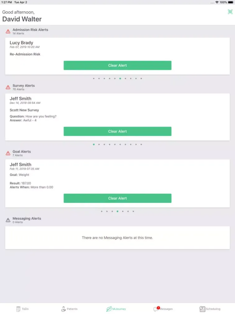 Zrzuty ekranu MiJourney Provider iPad 