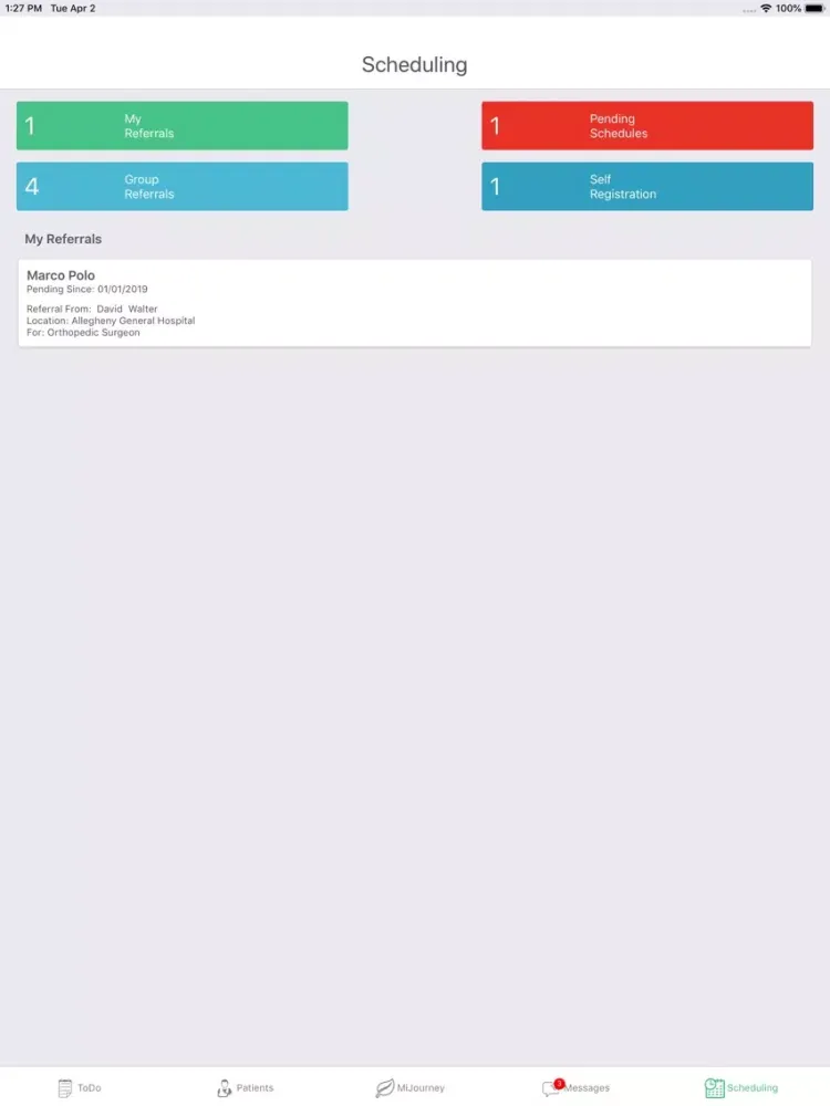 Zrzuty ekranu MiJourney Provider iPad 