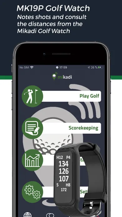 تصاویر Mikadi Golf GPS & Rangefinder