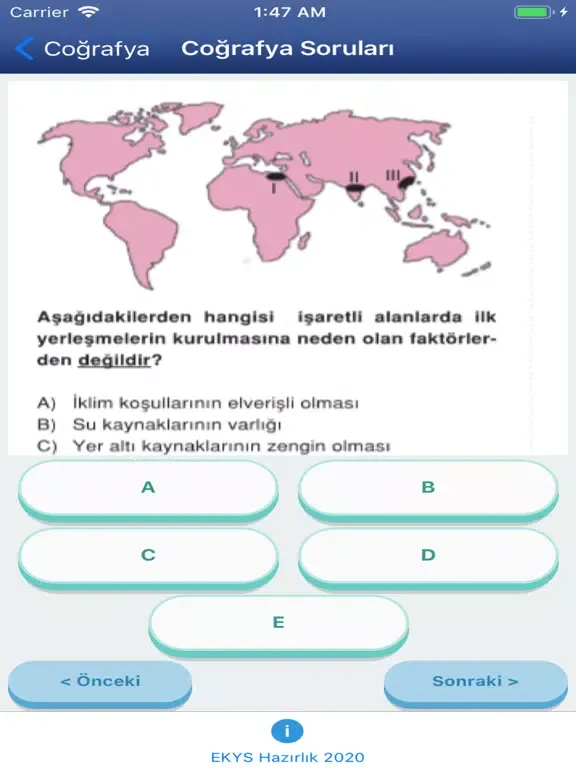 Capturas de tela do EKYS Hazırlık iPad 