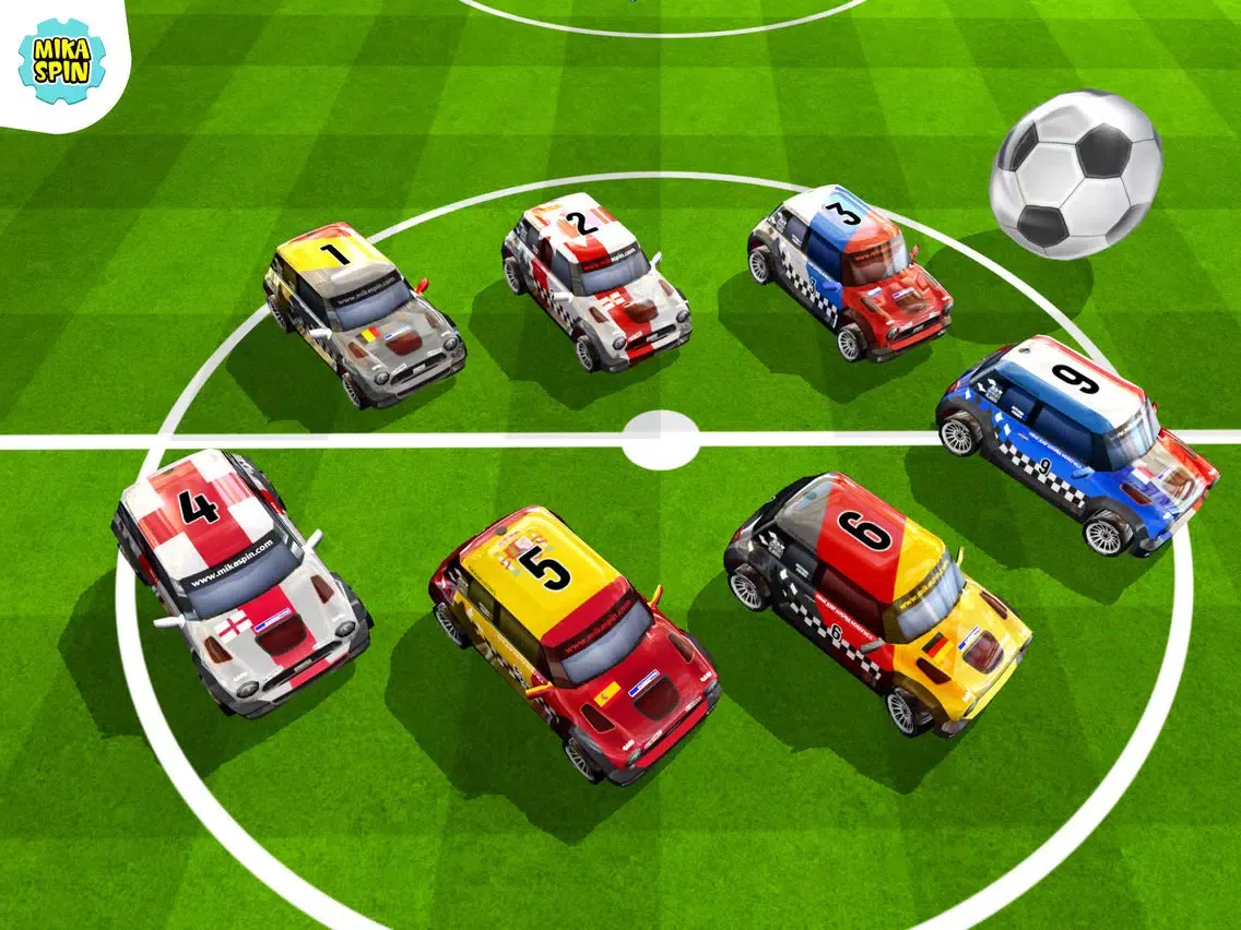 صور Micro Car Football — racing car game for kids iPad 
