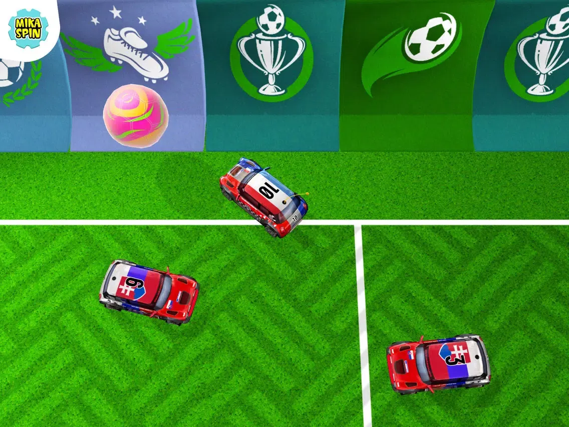 صور Micro Car Football — racing car game for kids iPad 