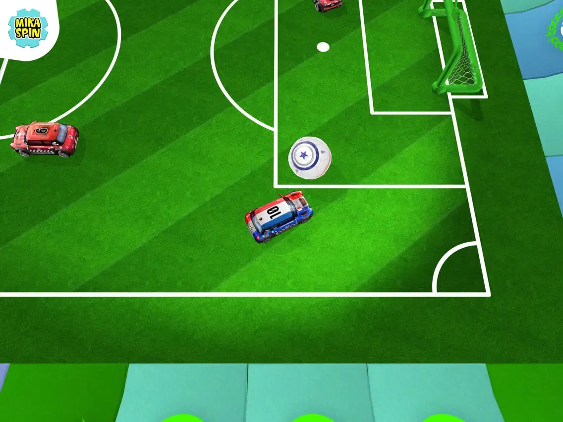 صور Micro Car Football — racing car game for kids iPad 