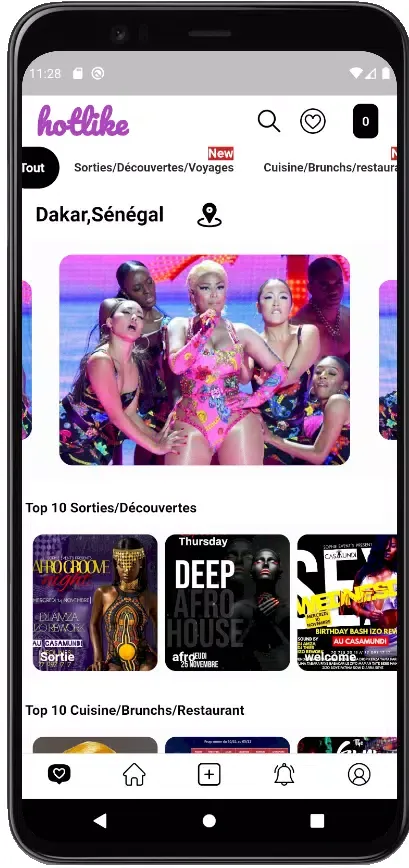 Capturas de pantalla de hotlike.