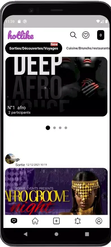 Capturas de pantalla de hotlike.