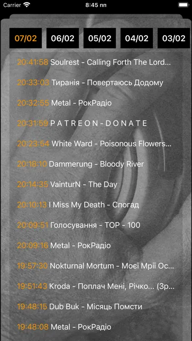 Capturas de pantalla de RockRadio UA