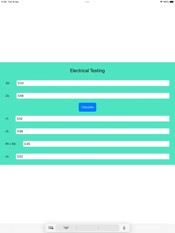 Screenshot di Electrical Testing 10 iPad 