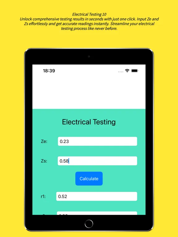 Screenshot di Electrical Testing 10 iPad 