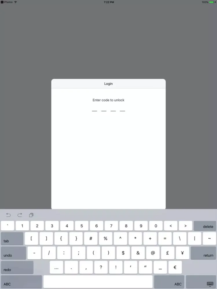 Tangkapan layar 保密相册 - 照片保险箱 iPad 