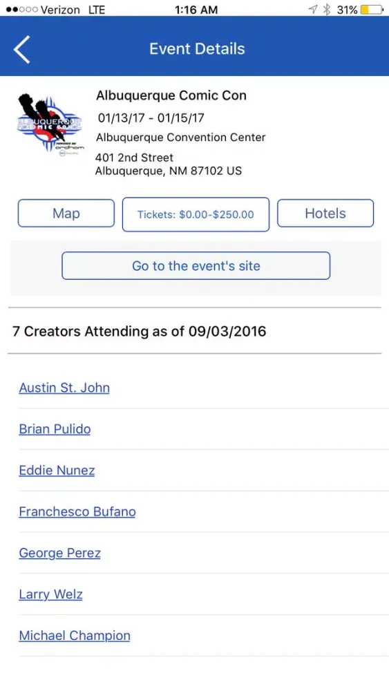 Captures d'écran de Comic Book Grader and Convention Finder