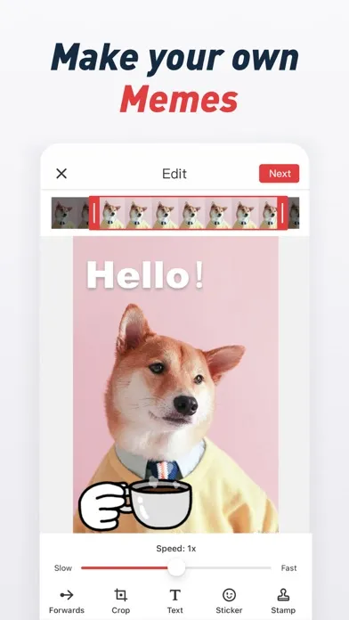 Tangkapan skrin GIF Maker - short video to gif
