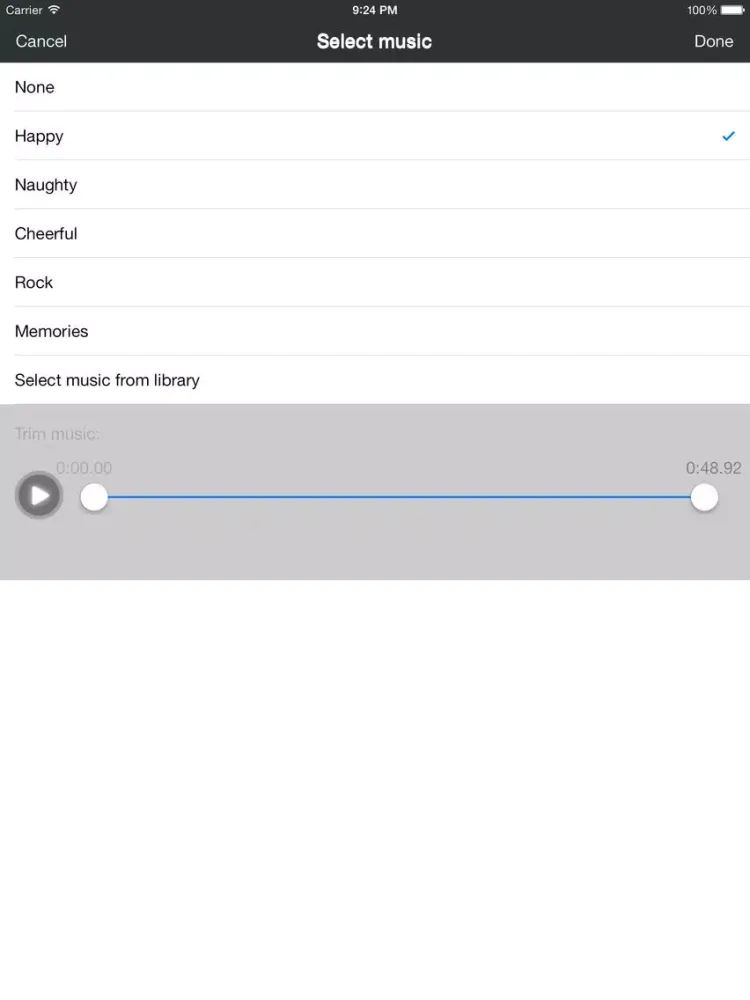 Video Sound - Add music to video & Add sound to video & Free video editor and maker iPad  Screenshots