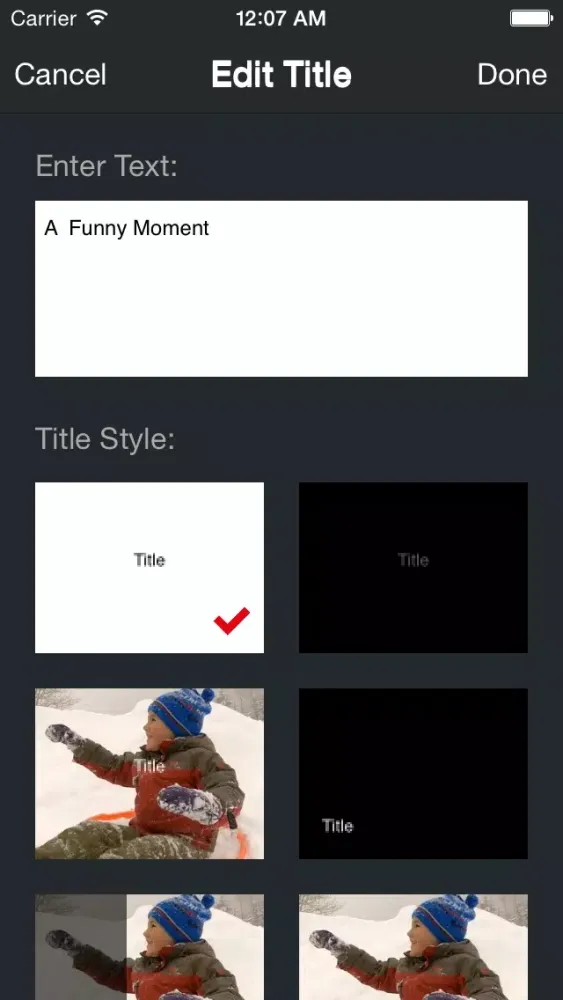 Video Titles - Add Titles & text to Video & video editor 스크린샷