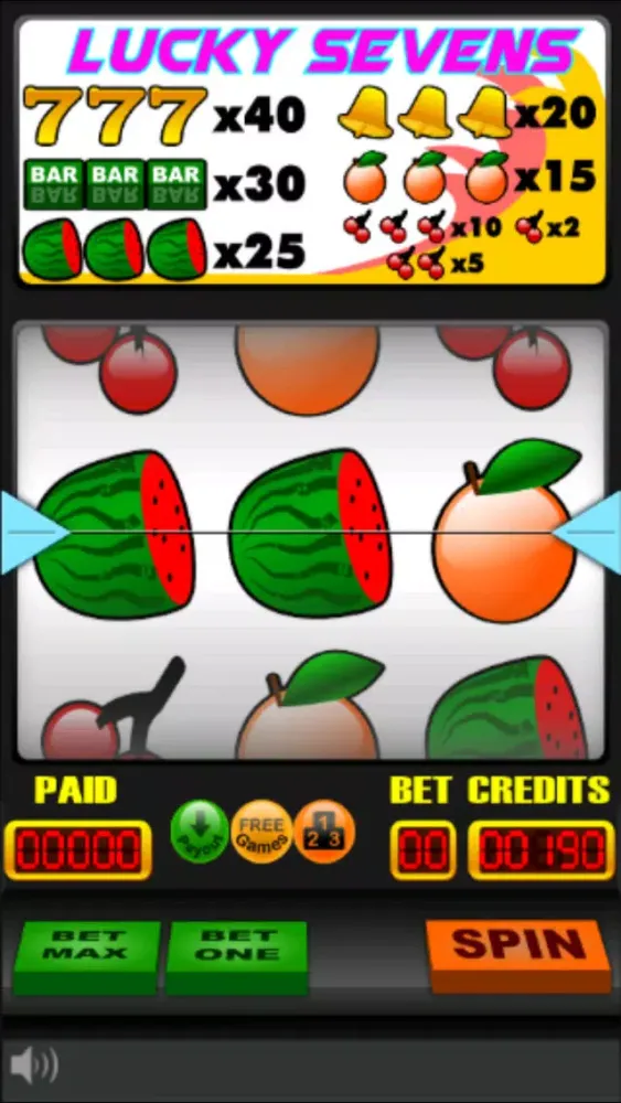 Lucky Seven Free Slot Stars स्क्रीनशॉट