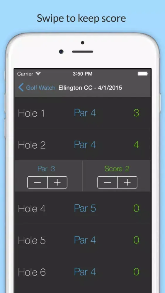 صور Golf Watch - Scorecard for iPhone and Apple Watch