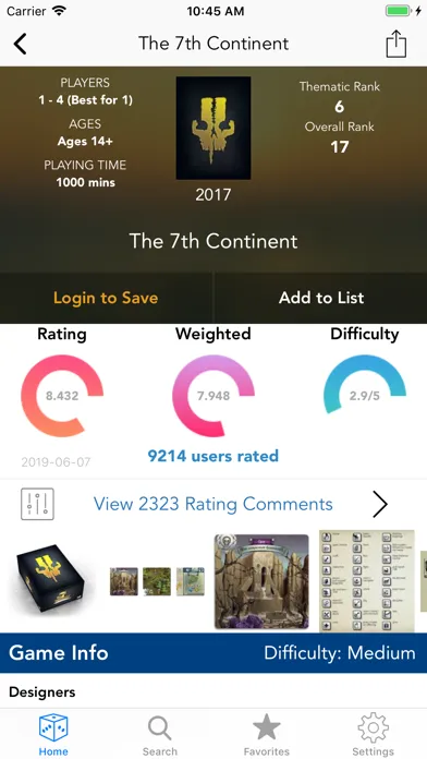 Board Game Bible Screenshots