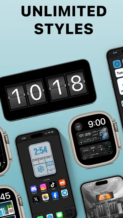 Zrzuty ekranu Custom Widgets by Clockology