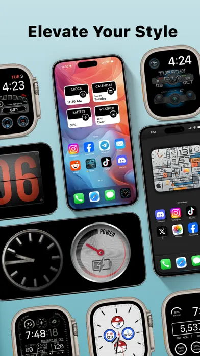 Zrzuty ekranu Custom Widgets by Clockology