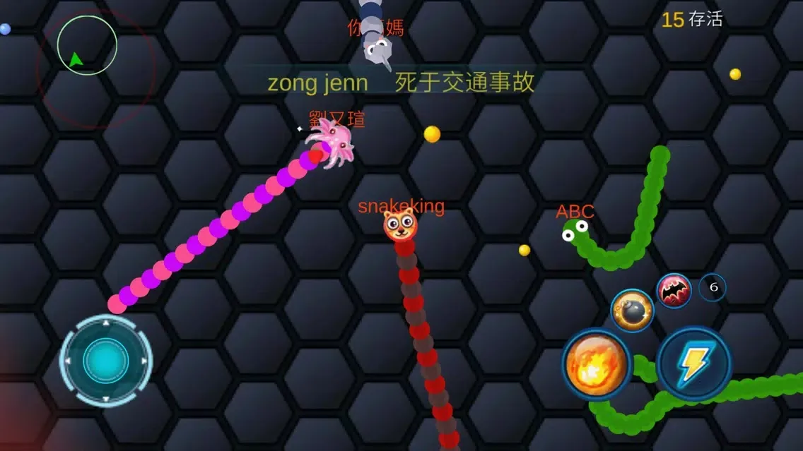Snake:Battle Royale سکرین شاٹس