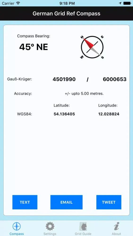 German Grid Ref Compass应用截图