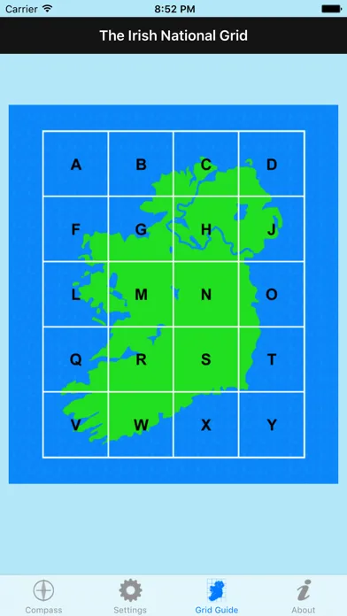 Irish Grid Ref Compass Ekran Görüntüleri