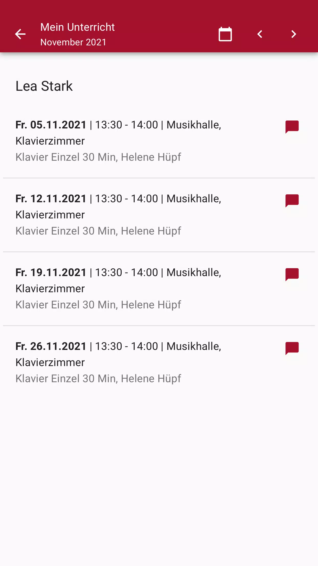Tangkapan layar Stuttgarter Musikschule