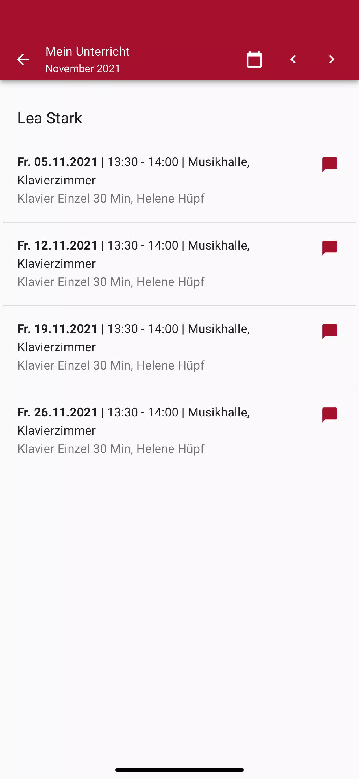 Tangkapan layar Stuttgarter Musikschule