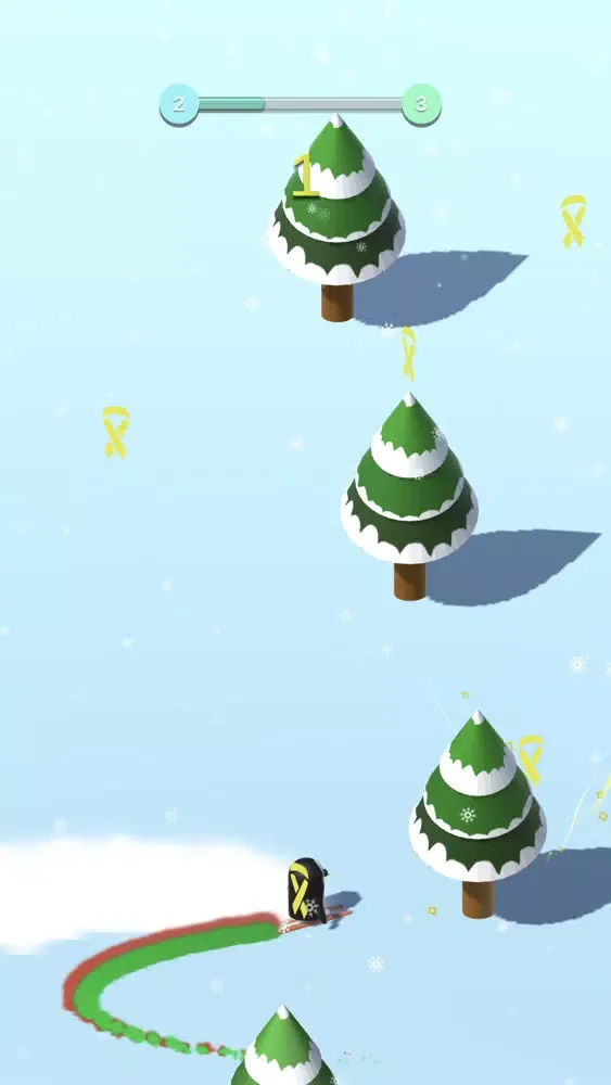 Slippery Slope: Casual Skiing Screenshots