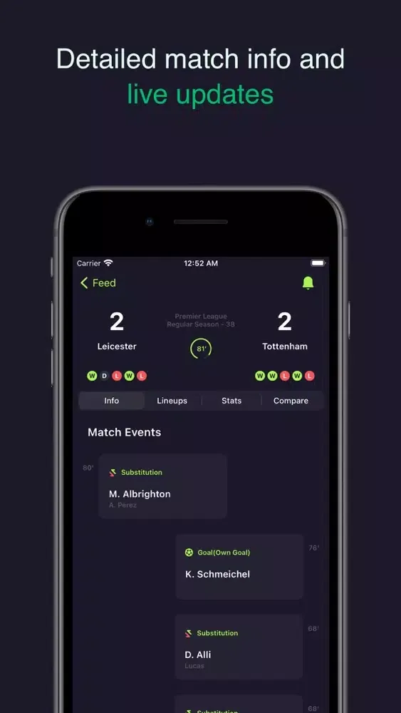 Ảnh chụp màn hình của Sportify Widgets - Live scores
