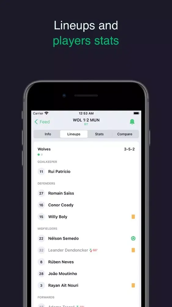 Ảnh chụp màn hình của Sportify Widgets - Live scores