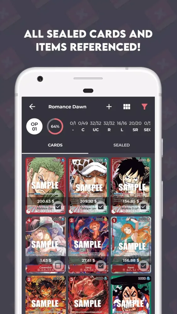 Screenshot di OP.TCG