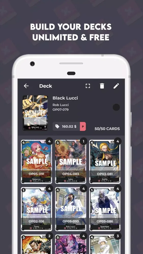 Screenshot di OP.TCG
