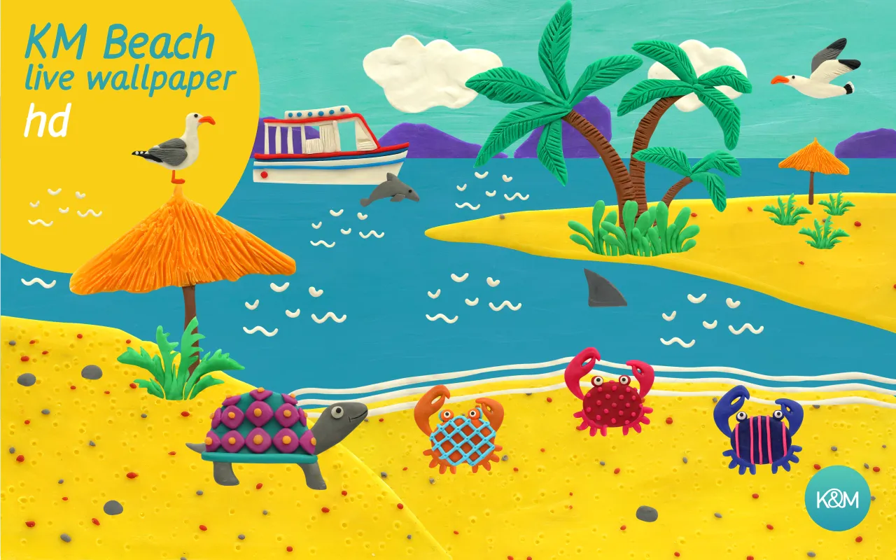 KM Beach Live wallpaper HD स्क्रीनशॉट