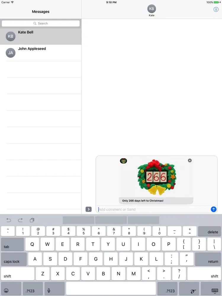 تصاویر Clay Christmas Countdown iPad 